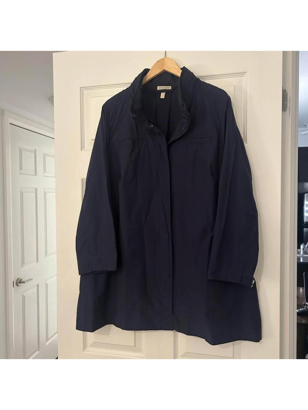 Eileen Fisher navy jacket size 2X